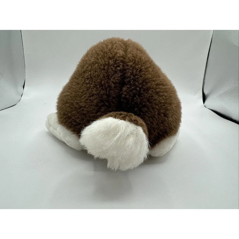 Vintage Cascade Toy‎ Rabbit Hand Puppet Brown White Plush Bunny Stuffed Animal